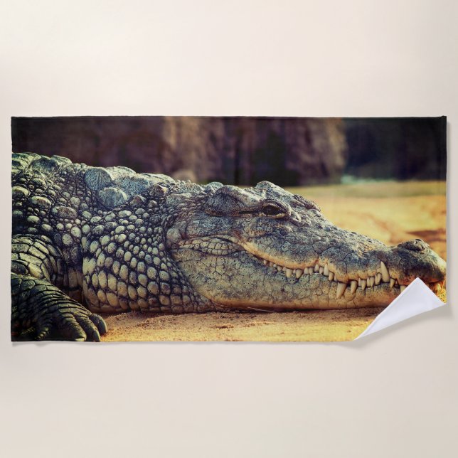 Toalha De Praia Alligator Beach Towel (Frente)