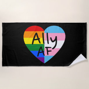 Toalha De Praia Ally AF III - Orgulho da Fila Trans Gay de Sinaliz