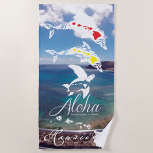 Toalha De Praia Aloha Hawaii