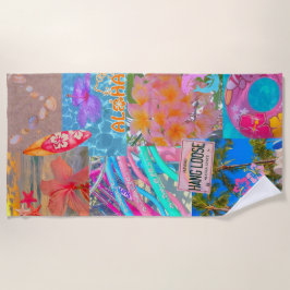 Toalha De Praia Aloha Hawaiian