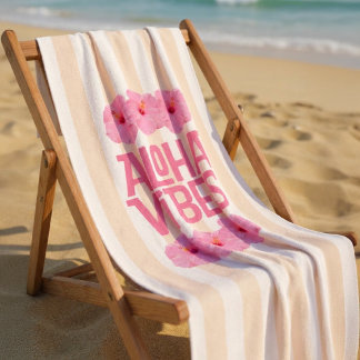 Toalha de Praia Aloha Vibes