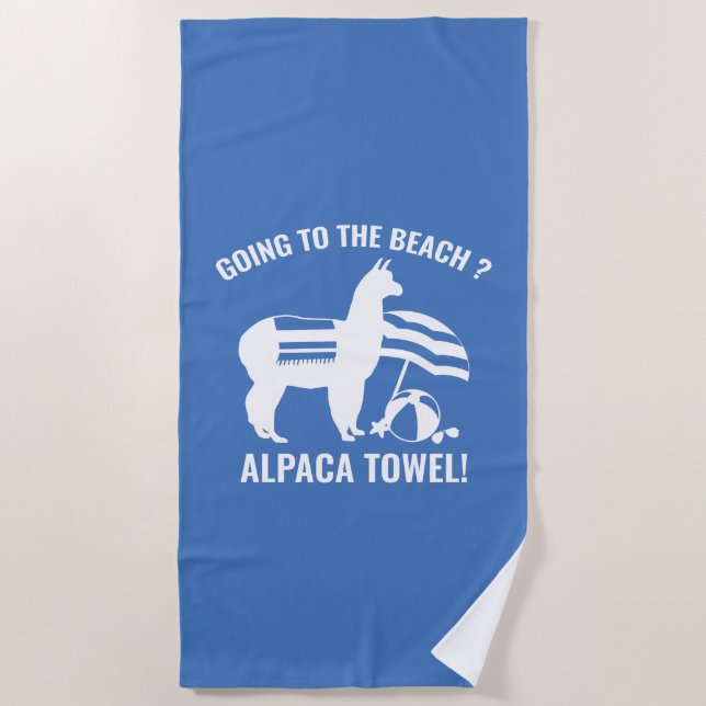 Toalha De Praia Alpaca Towel (Frente)