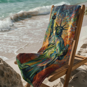 Toalha De Praia Amanhecer da liberdade, costume