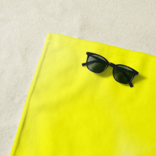 Toalha De Praia Amarelo Estimulante
