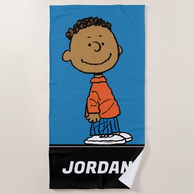 Toalha De Praia Amendoins | Sorriso Franklin (Frente)