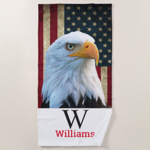 Toalha De Praia AMÉRICA BALD EAGLE Beach Towel