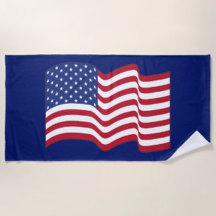 Toalha De Praia American Flag Towel