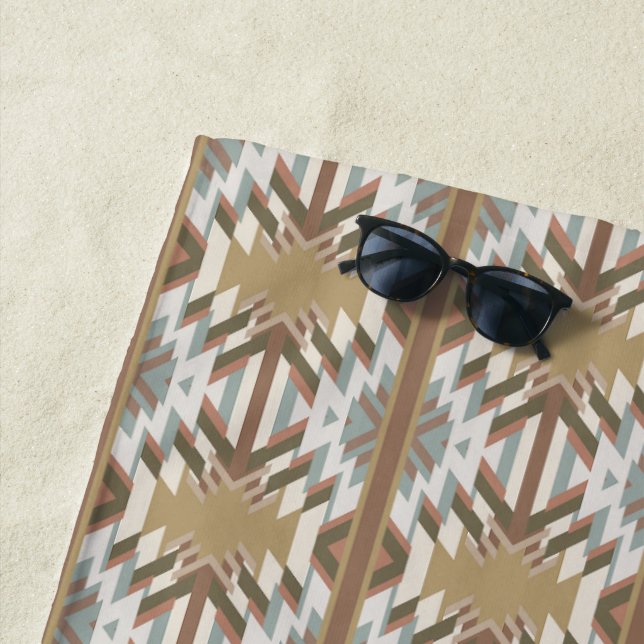 Toalha De Praia American Southwest Desert Colors Inspired Design (In Situ)