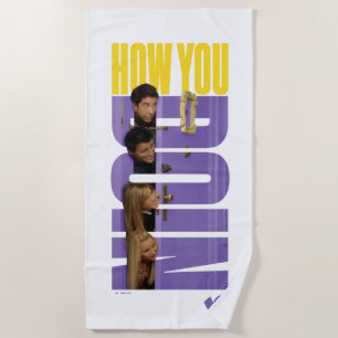 Toalha De Praia AMIGOS™   Como você está?