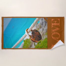 Toalha De Praia Amor trancado!