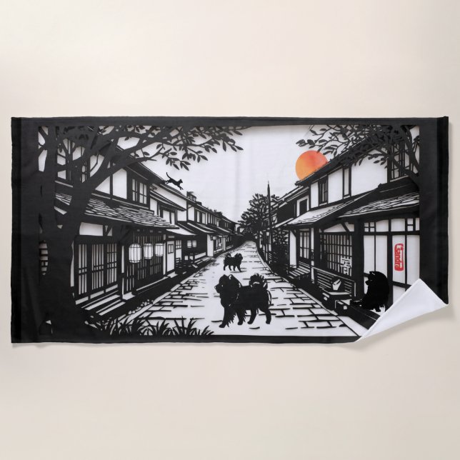 Toalha De Praia ANCIENT WHISPERS Chow (Frente)