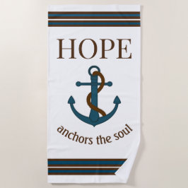 Toalha De Praia Âncora e Citação