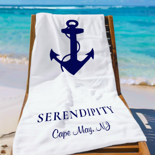 Toalha De Praia Ancoragem de barcos personalizada