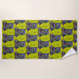 Toalha De Praia Andalusian Terrier Love Beach Towel