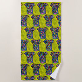 Toalha De Praia Andalusian Terrier Love Beach Towel