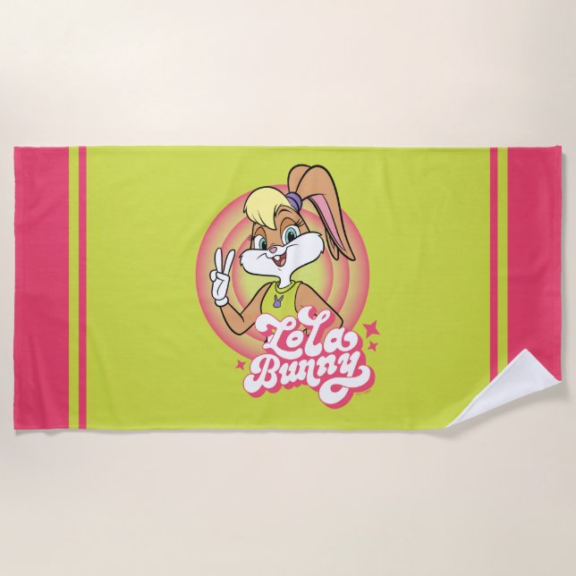 Toalha De Praia Anéis Lola Retro LOONEY TUNES™ (Frente)