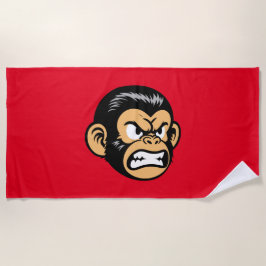 Toalha De Praia Angry Ape