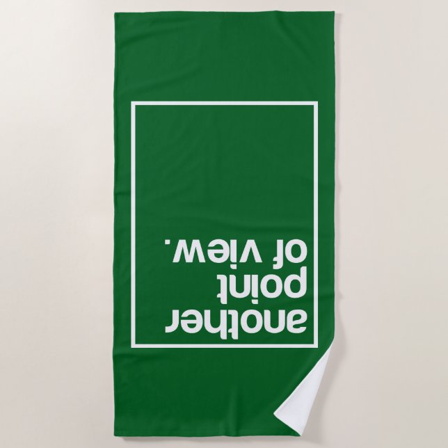 Toalha De Praia Another point of view (Frente)