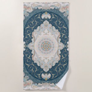 Toalha De Praia Antiguamente tapete persa turco