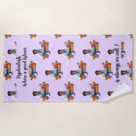 Toalha De Praia ANTISTRESS psychiatrist doctor clinic therapist