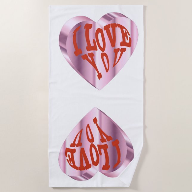 Toalha De Praia Ao Namorados Praia (Frente)