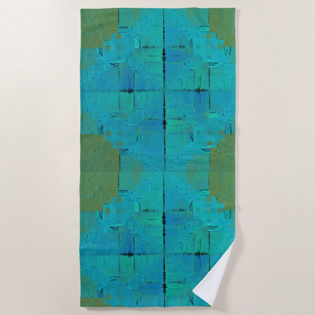 Toalha De Praia Aqua Resonance (Frente)