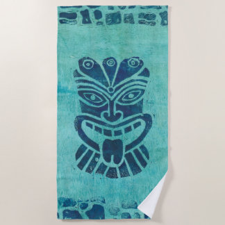 Toalha De Praia Aqua Tiki Beach Towel