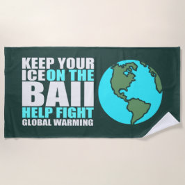 Toalha De Praia Aquecimento global