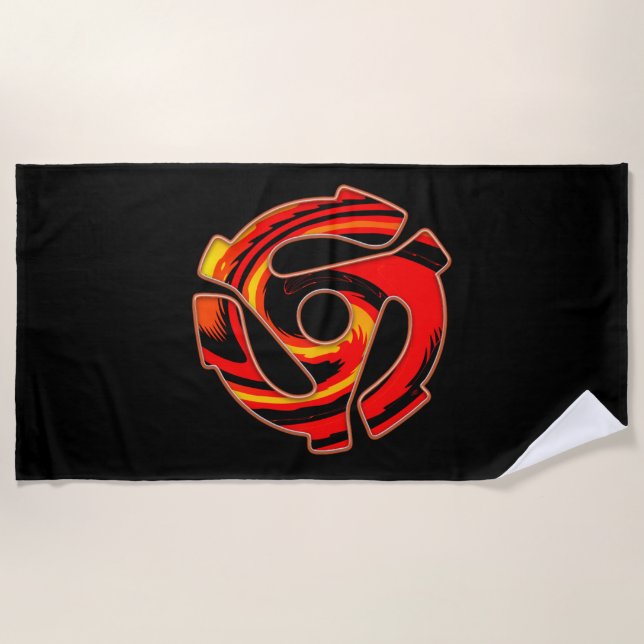 Toalha De Praia Aranha de 45 RPM (Frente)