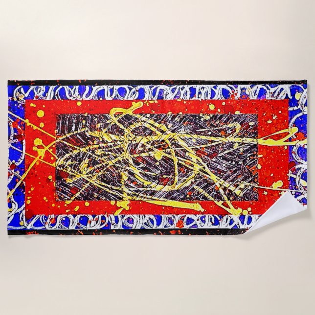 Toalha De Praia ARCANE de Christèle Chabrette (Frente)