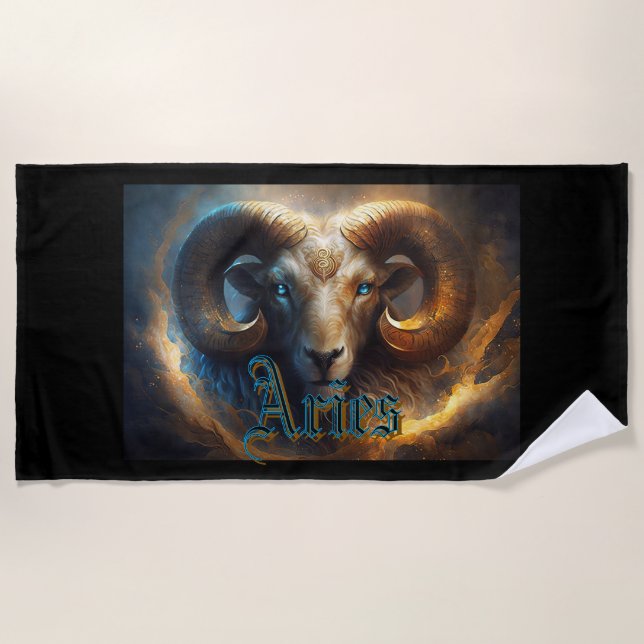 Toalha De Praia Aries (Frente)