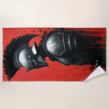 Arte de Capacete de Guerreiro Espartano