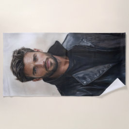 Toalha De Praia Arte de Estilo de Rebelde Moderno