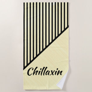 Toalha De Praia Arte Moderna Chillaxin Chic