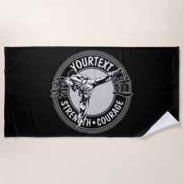 Toalha De Praia Artes Marciais Personalizadas JUDO Japão Combate E