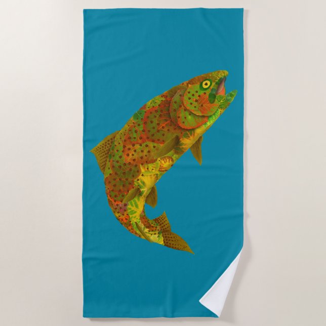 Toalha De Praia Aspen Arco-Íris Folha 6 (Frente)