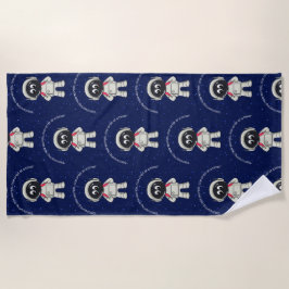 Toalha De Praia astronauta