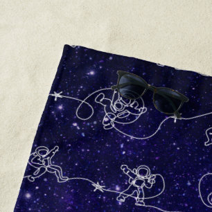 Toalha De Praia Astronauta