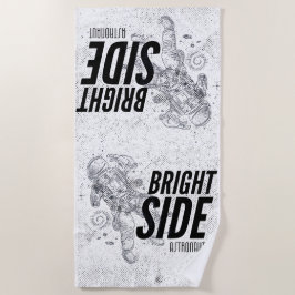 TOALHA DE PRAIA ASTRONAUTA DO LADO BRILHO