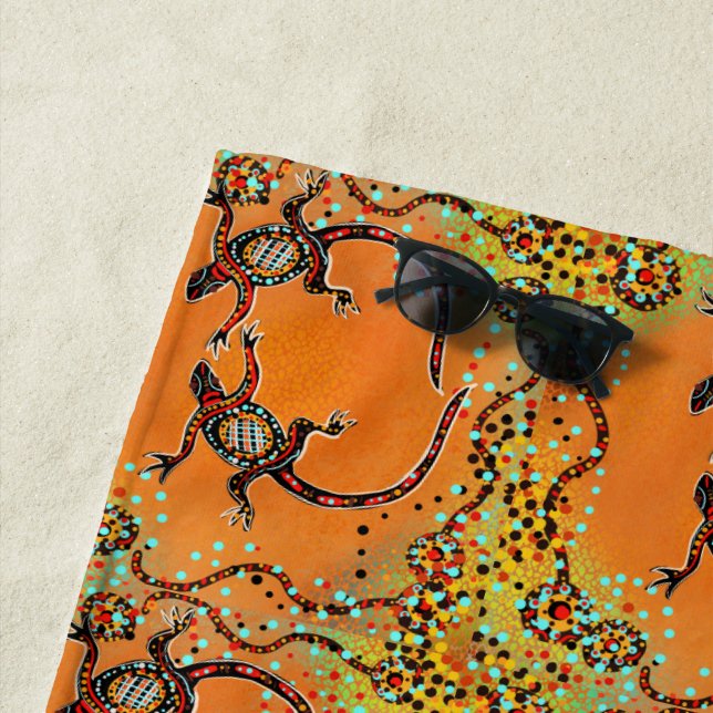 TOALHA DE PRAIA AUSTRÁLIA ART (In Situ)