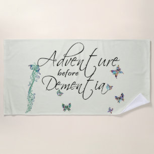 Toalha De Praia Aventura antes da Dementia Beach Towel