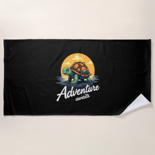 Toalha De Praia Aventura Espera é Aventuras de Caminhada é Aventur