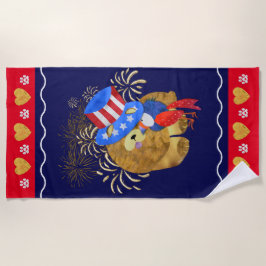 TOALHA DE PRAIA AVES DE UMA TORRE DE PRAIA DE PENA