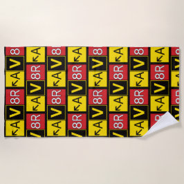 Toalha De Praia Aviador - AV8R -