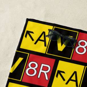 Toalha De Praia Aviador - AV8R -