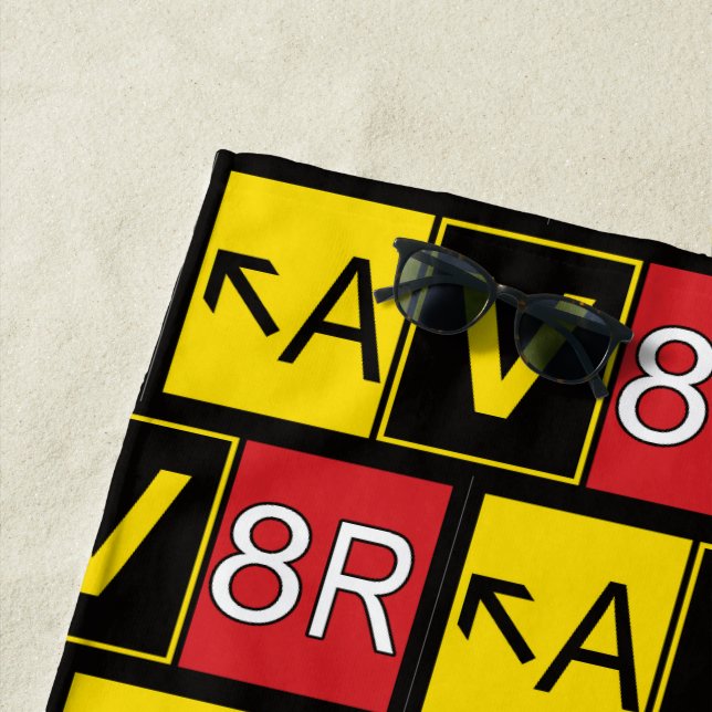 Toalha De Praia Aviador - AV8R - (In Situ)