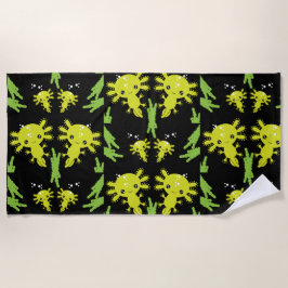Toalha De Praia Axaotl Salamander Kids Gift