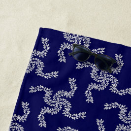 Toalha De Praia Azul de Natal, decoração de Natal, Natal