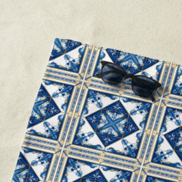 Toalha De Praia Azulejos do Mediterrâneo, Portugal, Azulejo, Majol