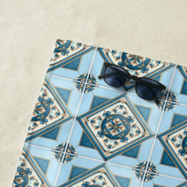 Toalha De Praia Azulejos do Mediterrâneo, Portugal, Azulejo, Majol